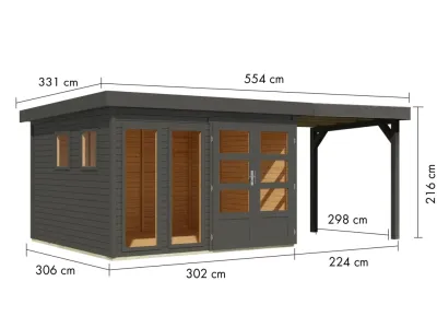 Gartenhaus Lahar 6 19 mm Produktbild #11