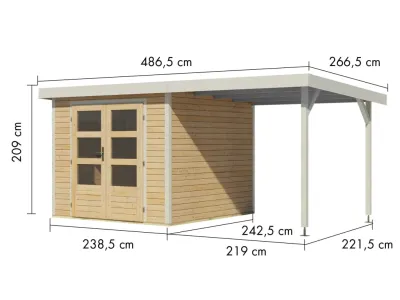 Gartenhaus Jupiter 3,5 19 mm Produktbild #6