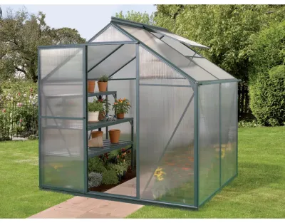 Gewächshaus Triton 2500 HKP 6 mm 2,5 m², dunkelgrün Produktbild #1