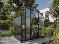 Gewächshaus Tomatenhaus Victoria Schwarz Hohlkammerplatte 4 mm Produktbild #1