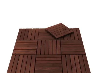 Terrassenfliese Akazie dunkel geölt Produktbild #5