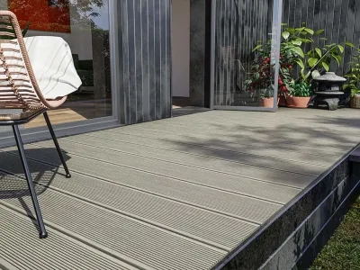 Terrassendiele WPC Grau Produktbild #2