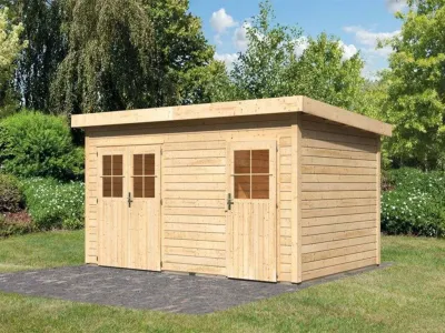 Gartenhaus Mattrup 28 mm naturbelassen Produktbild #3