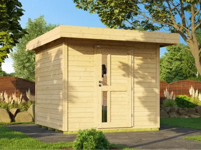 Gartenhaus Designhaus 172 28 mm natur Produktbild #1
