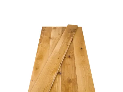 Massivholzdiele Eiche Rustikal R gebürstet naturgeölt Produktbild #2