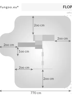 Spielturm Floppi KDI inkl. Doppelschaukel + Rutsche Produktbild #12