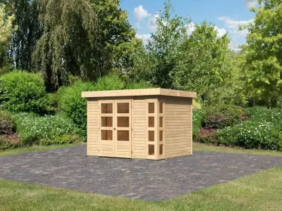 Gartenhaus Kerko 5 19 mm naturbelassen Produktbild #1