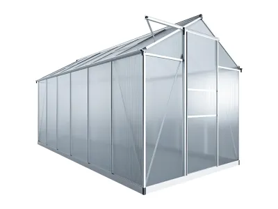 Gewächshaus Zeus Silber Hohlkammerplatte 4 mm Produktbild #7