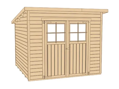 Gerätehaus 325 Gr. 1 19 mm lasiert Produktbild #3