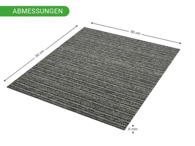 Teppichfliese Madison Multicolor 50 x 50 6 mm stark Produktbild #5