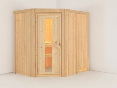 Sauna Systemsauna Saja Energiespartür Produktbild #1