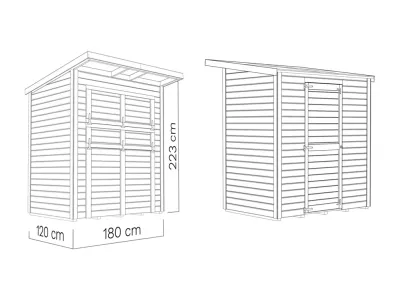 Marktstand - Verkaufsstand Ivy 14 mm naturbelassen Produktbild #6