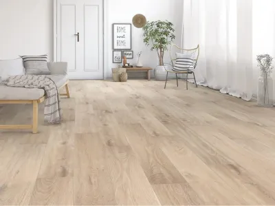 Laminat Eiche gekalkt beige Landhausdiele Produktbild #3