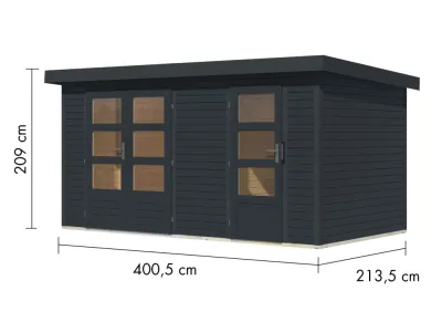 Gartenhaus Merkur 19 mm Produktbild #10