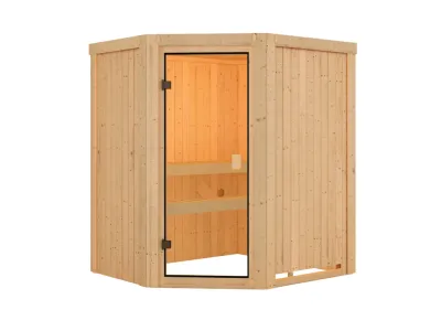 Sauna Faurin mit bronzierter Glastür Produktbild #2
