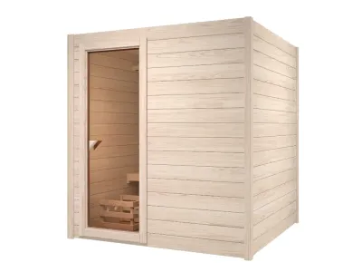 Sauna Nauttia 1 Massivholz, ohne Ofen Produktbild #6