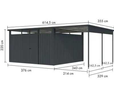 Metall-Gerätehaus "Østen 4" Produktbild #6