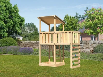 Spielturm Anna naturbelassen mit Varianten Produktbild #1