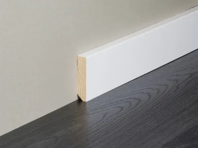 Sockelleiste Topline Nadelholzkern Gletcherweiß Dekor Produktbild #1