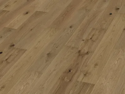 Parkett PS 300 Eiche authentic greige 9006 Landhausdiele Gebürstet Produktbild #1