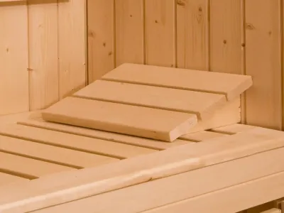 Sauna Elementsauna Kiruna 2 GT inkl. 4,5 KW Bio-Ofen mit ext. Steuerung, graphit Ganzglastür Produktbild #4