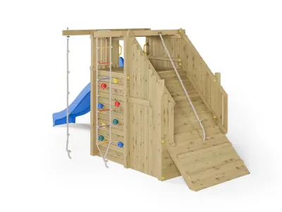 Spielturm Ramphouse KDI inkl. Rutsche blau Produktbild #4