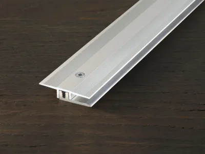 Übergangsprofil PROCOVER Designfloor Aluminium eloxiert Silber Produktbild #1