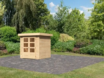 Gartenhaus Askola 2 19 mm naturbelassen Produktbild #1