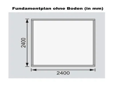 Gartenhaus Theres 3 28 mm terragrau Produktbild #2