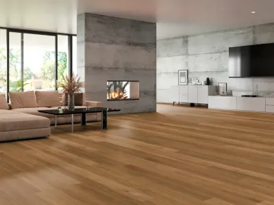 Parkett Puristico Trend Eiche Caramel Balance Landhausdiele gebürstet Produktbild #2