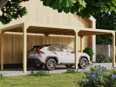 Pavillon Cubus Set naturbelassen Produktbild #3