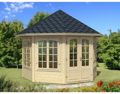 Pavillon Veronica 7 9,2 m² naturbelassen Produktbild #1