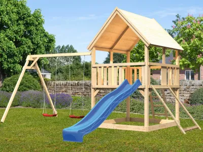 Spielturm Luis SET naturbelassen Produktbild #1