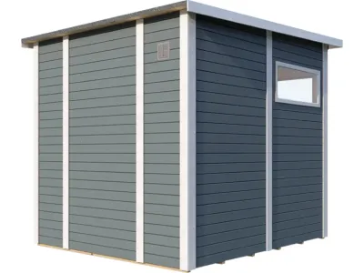 Gartenhaus Punta 2 19 mm hellgrau Produktbild #7