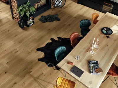 Parkett PD 400 Eiche authentic greige 9029 Landhausdiele Gebürstet Produktbild #4