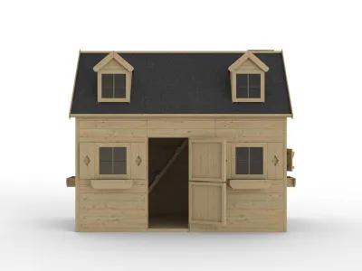 Spielhaus Barcelona kesseldruckimprägniert Produktbild #3