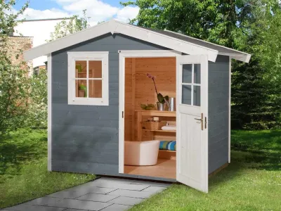 Gartenhaus 123 Gr. 2, grau Produktbild #1