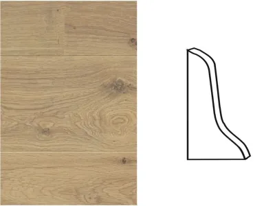 Endkappe für Sockelleiste Profil SKL 22/42 Eiche natur Produktbild #1