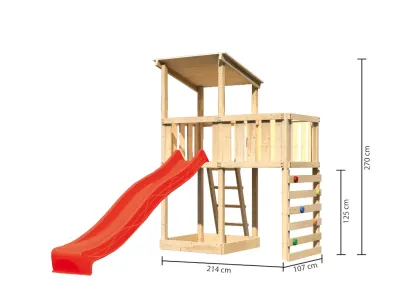Spielturm Anna naturbelassen mit Varianten Produktbild #7
