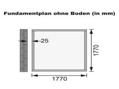 Gerätehaus Anlehnhaus Wandlitz 2 19 mm naturbelassen Produktbild #8