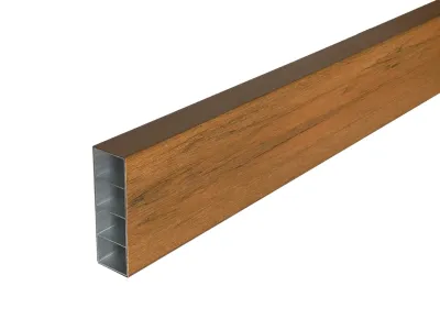 Sonnenbrecher WPC Beschattungsprofil Co extrudiert Produktbild #1