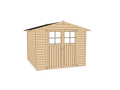 Gerätehaus 316 Gr. 1 19 mm naturbelassen Produktbild #3