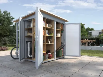 Gerätehaus Garten [Q] Multi grau Produktbild #1
