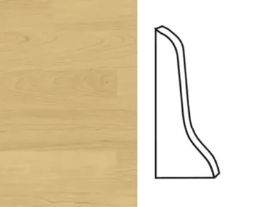 Endkappe für Sockelleiste Profil 1 1K 1 MK Ahorn Produktbild #1