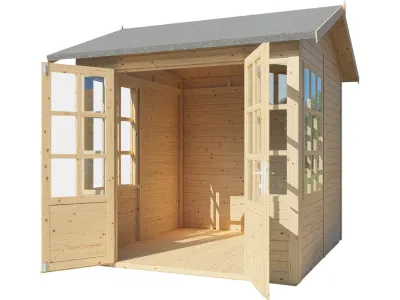 Gartenhaus Teahouse Scarlett 19 mm natur Produktbild #7