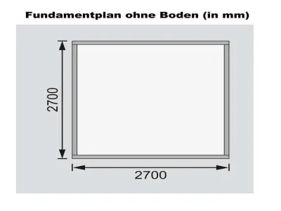 Gartenhaus Talkau 6 28 mm naturbelassen Produktbild #2