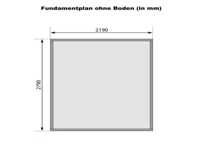 Gartenhaus Blockbohlenhaus Bastrup 4 28 mm anthrazit Produktbild #2