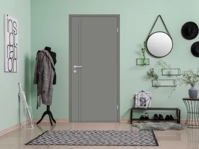 Wohnungseingangstür Mala 16 Lack Lavagrau RAL 7037 Produktbild #2