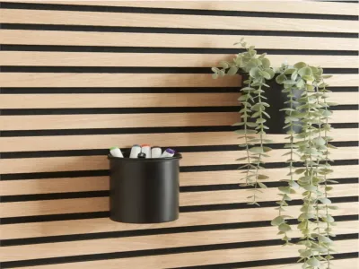 Behälter für Akustikpaneele Mattschwarz Produktbild #4