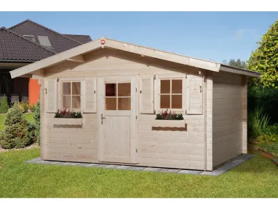 Gartenhaus 110 Gr. 1 28 mm naturbelassen Produktbild #1